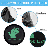 Funny Lizard Lizard Lizard Spare Tire Cover Weirdcore Gecko Reptile Meme - Wonder Print Shop