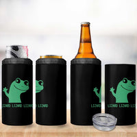 Funny Lizard Lizard Lizard 4 in 1 Can Cooler Tumbler Weirdcore Gecko Reptile Meme - Wonder Print Shop