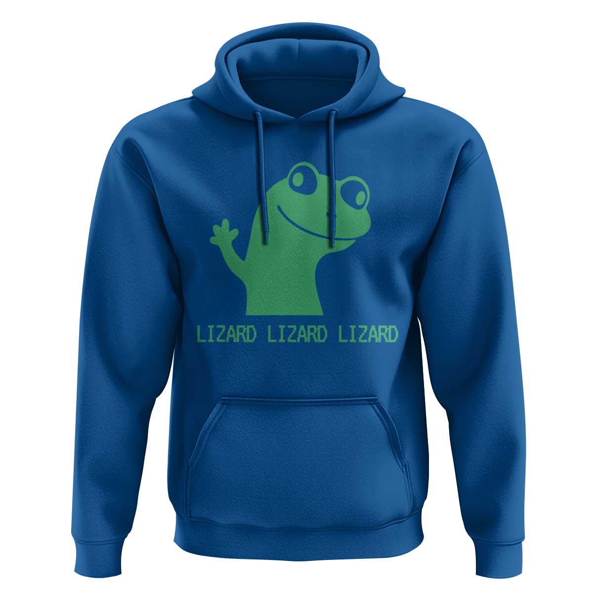 Funny Lizard Lizard Lizard Hoodie Weirdcore Gecko Reptile Meme - Wonder Print Shop