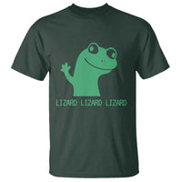 Funny Lizard Lizard Lizard T Shirt Weirdcore Gecko Reptile Meme - Wonder Print Shop