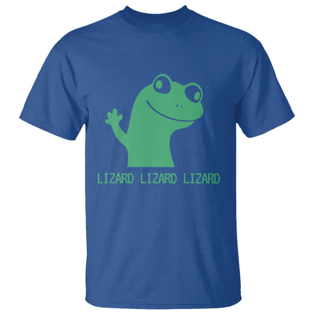 Funny Lizard Lizard Lizard T Shirt Weirdcore Gecko Reptile Meme - Wonder Print Shop