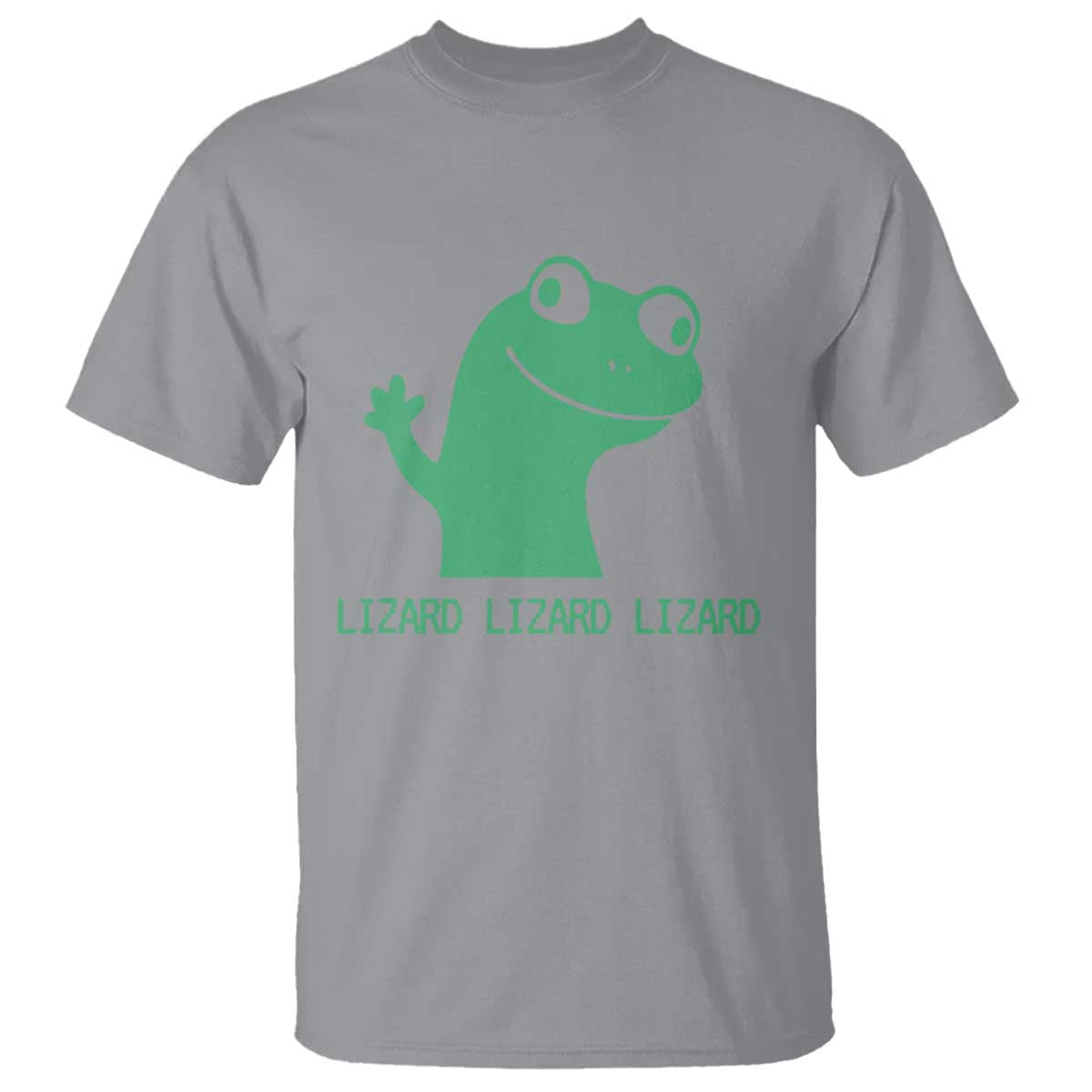 Funny Lizard Lizard Lizard T Shirt Weirdcore Gecko Reptile Meme - Wonder Print Shop