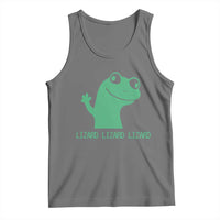 Funny Lizard Lizard Lizard Tank Top Weirdcore Gecko Reptile Meme - Wonder Print Shop