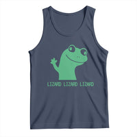 Funny Lizard Lizard Lizard Tank Top Weirdcore Gecko Reptile Meme - Wonder Print Shop