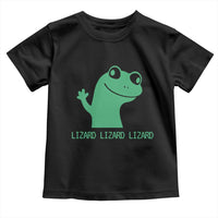 Funny Lizard Lizard Lizard Toddler T Shirt Weirdcore Gecko Reptile Meme - Wonder Print Shop