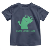 Funny Lizard Lizard Lizard Toddler T Shirt Weirdcore Gecko Reptile Meme - Wonder Print Shop