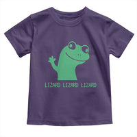 Funny Lizard Lizard Lizard Toddler T Shirt Weirdcore Gecko Reptile Meme - Wonder Print Shop