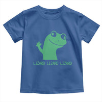 Funny Lizard Lizard Lizard Toddler T Shirt Weirdcore Gecko Reptile Meme - Wonder Print Shop