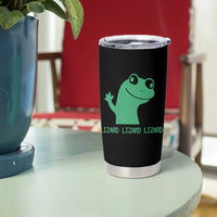 Funny Lizard Lizard Lizard Tumbler Cup Weirdcore Gecko Reptile Meme - Wonder Print Shop