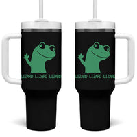 Funny Lizard Lizard Lizard Tumbler With Handle Weirdcore Gecko Reptile Meme - Wonder Print Shop