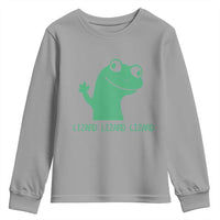 Funny Lizard Lizard Lizard Youth Sweatshirt Weirdcore Gecko Reptile Meme - Wonder Print Shop