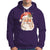Retro Vintage Christmas Santa Claus Face Xmas Old Fashioned Hoodie - Wonder Print Shop