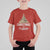 Christmas In Florida T Shirt For Kid Sand Xmas Tree Lights Family Vacation - Wonder Print Shop