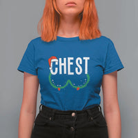 Christmas Matching Couple T Shirt For Women Chestnuts Funny Xmas Chest - Wonder Print Shop