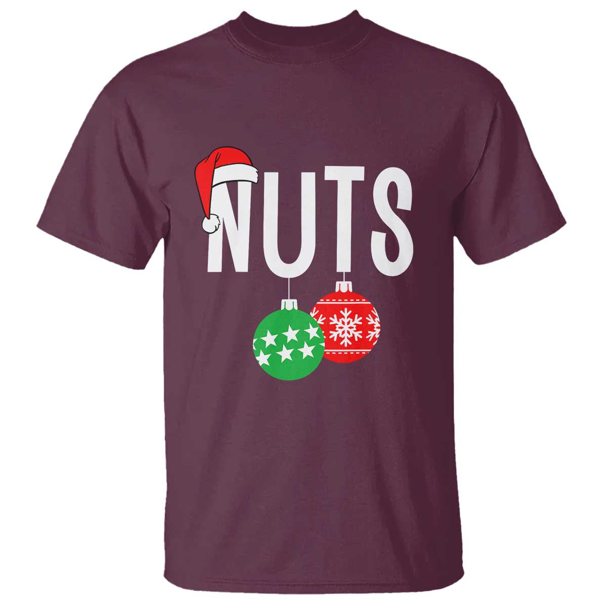 Christmas Matching Couple T Shirt Chestnuts Funny Xmas Nuts - Wonder Print Shop