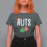 Christmas Matching Couple T Shirt For Women Chestnuts Funny Xmas Nuts - Wonder Print Shop