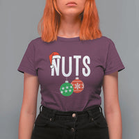 Christmas Matching Couple T Shirt For Women Chestnuts Funny Xmas Nuts - Wonder Print Shop