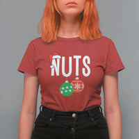 Christmas Matching Couple T Shirt For Women Chestnuts Funny Xmas Nuts - Wonder Print Shop