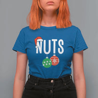Christmas Matching Couple T Shirt For Women Chestnuts Funny Xmas Nuts - Wonder Print Shop