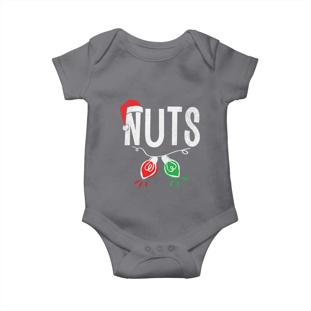 Christmas Matching Couple Baby Onesie Chestnuts Xmas Funny Nuts
