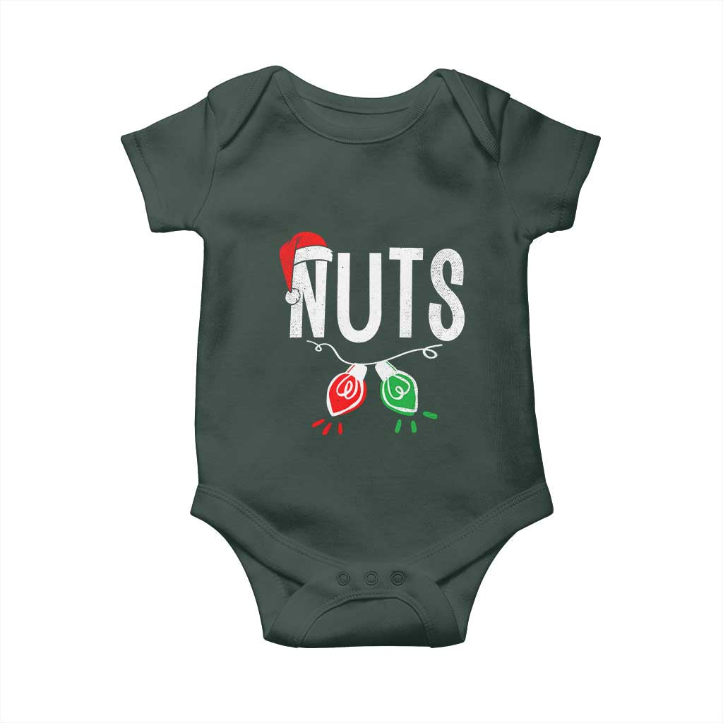 Christmas Matching Couple Baby Onesie Chestnuts Xmas Funny Nuts