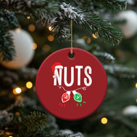 Xmas Matching Couple Christmas Ornament Chestnuts Xmas Funny Nuts - Wonder Print Shop