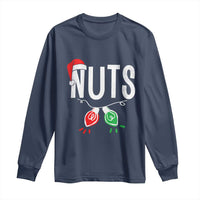 Christmas Matching Couple Long Sleeve Shirt Chestnuts Xmas Funny Nuts