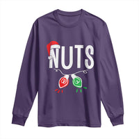 Christmas Matching Couple Long Sleeve Shirt Chestnuts Xmas Funny Nuts