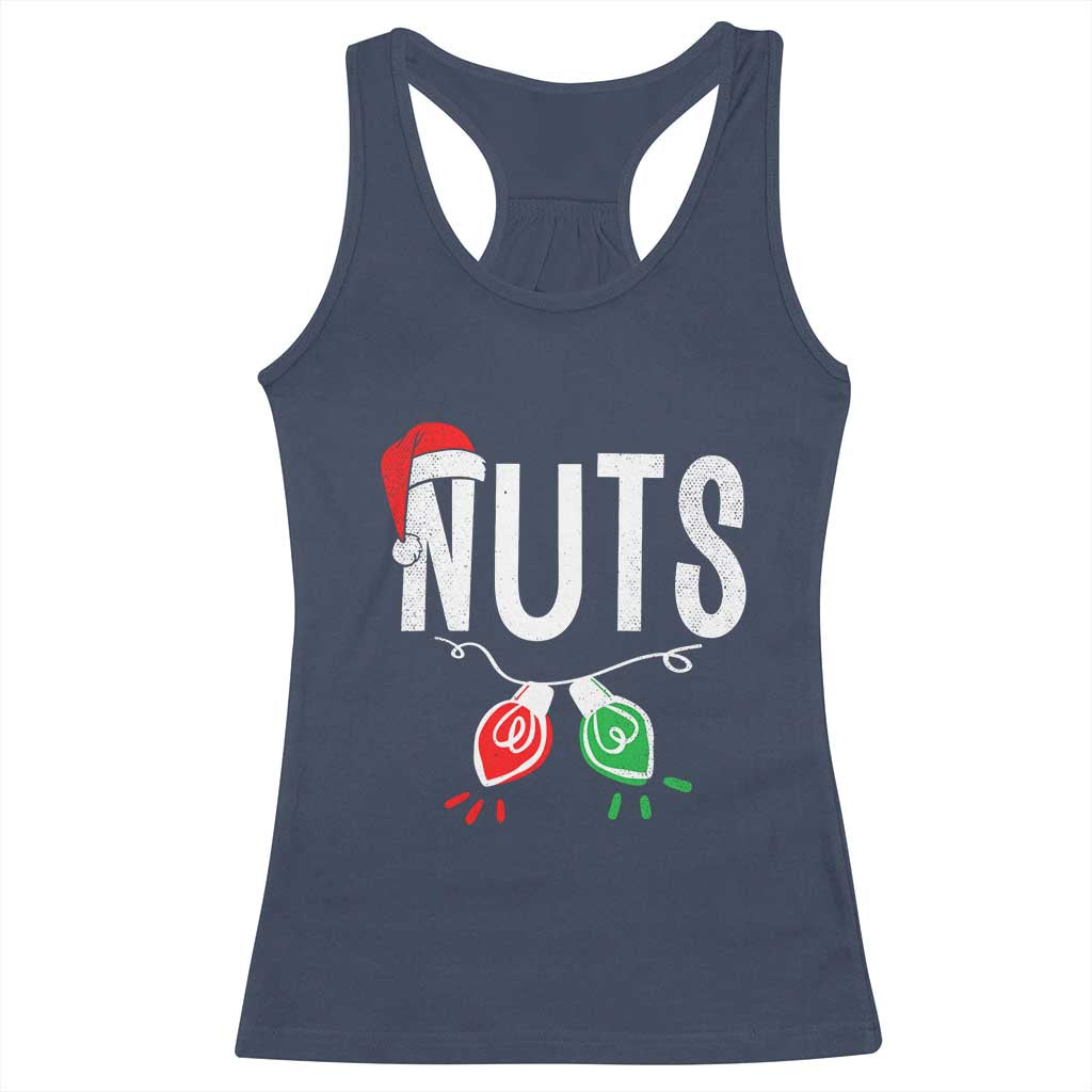 Christmas Matching Couple Racerback Tank Top Chestnuts Xmas Funny Nuts