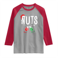 Christmas Matching Couple Raglan Shirt Chestnuts Xmas Funny Nuts