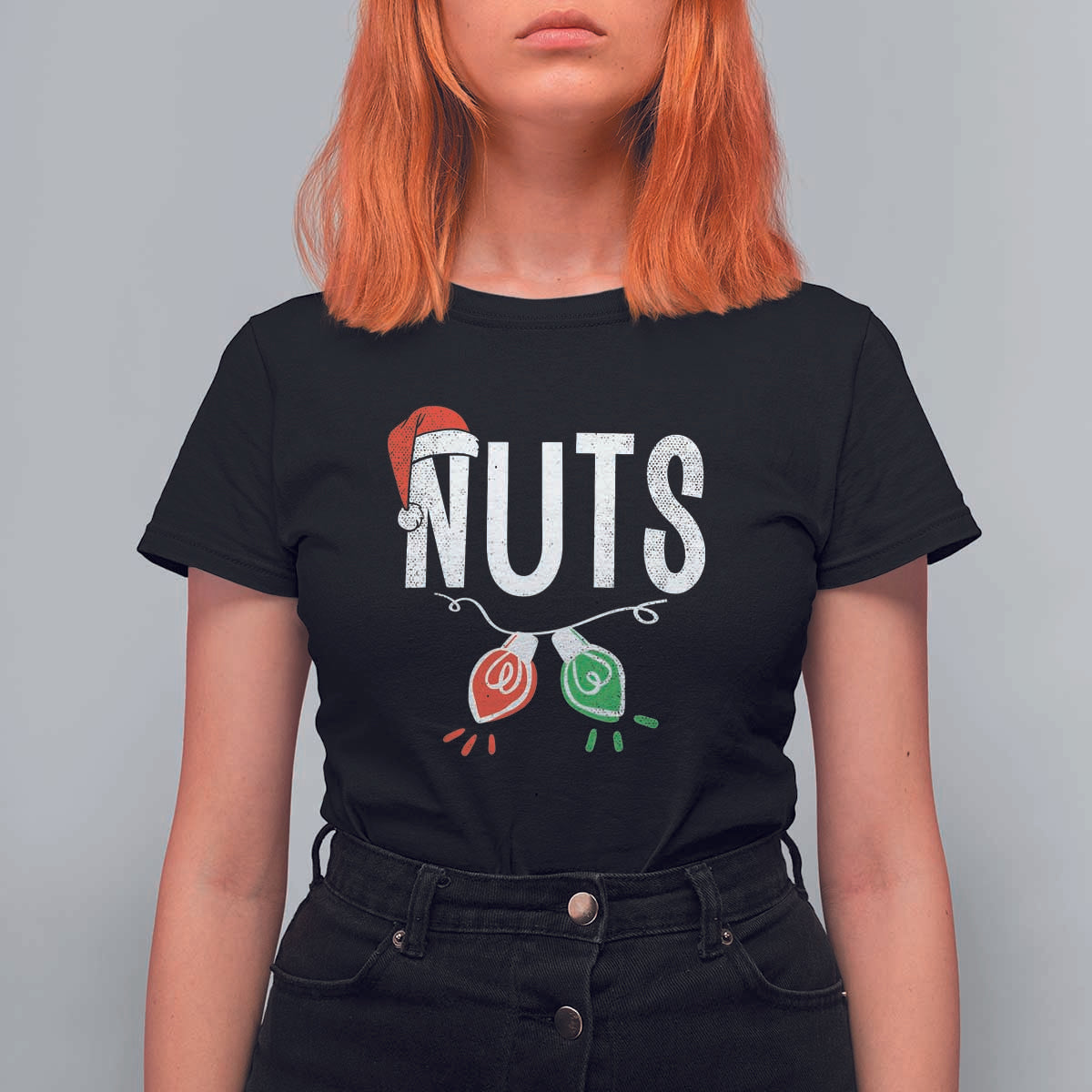 Christmas Matching Couple T Shirt For Women Chestnuts Xmas Funny Nuts - Wonder Print Shop