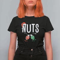 Christmas Matching Couple T Shirt For Women Chestnuts Xmas Funny Nuts - Wonder Print Shop