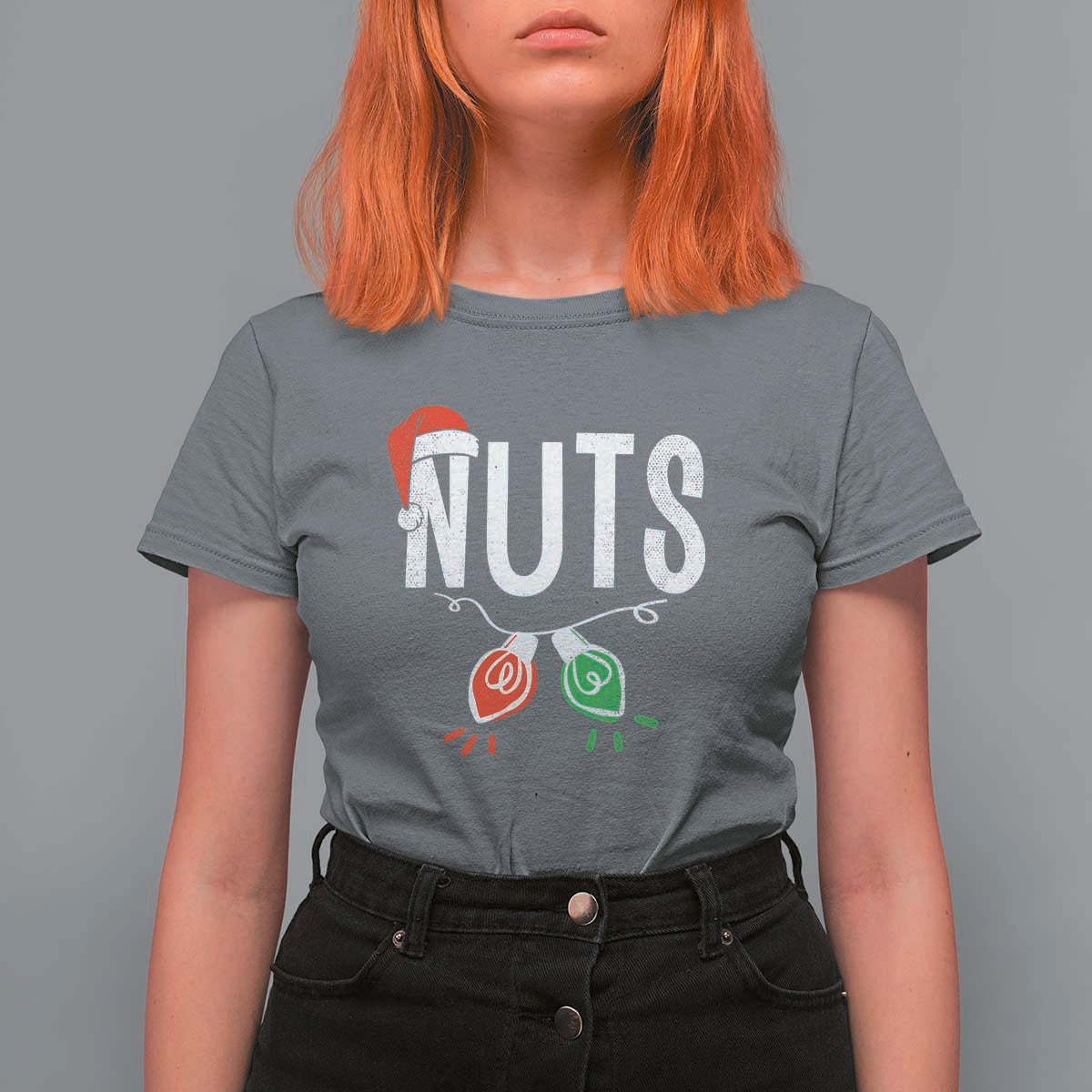 Christmas Matching Couple T Shirt For Women Chestnuts Xmas Funny Nuts - Wonder Print Shop