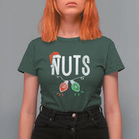 Christmas Matching Couple T Shirt For Women Chestnuts Xmas Funny Nuts - Wonder Print Shop