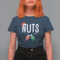 Christmas Matching Couple T Shirt For Women Chestnuts Xmas Funny Nuts - Wonder Print Shop