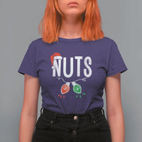 Christmas Matching Couple T Shirt For Women Chestnuts Xmas Funny Nuts - Wonder Print Shop