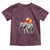 Christmas Santa Riding Elephant Toddler T Shirt Xmas Tree Light Funny Festive