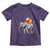 Christmas Santa Riding Elephant Toddler T Shirt Xmas Tree Light Funny Festive