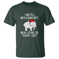 Funny White Elephant Christmas T Shirt I Went To A White Party And Got This Gift Exchange - Wonder Print Shop