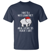 Funny White Elephant Christmas T Shirt I Went To A White Party And Got This Gift Exchange - Wonder Print Shop