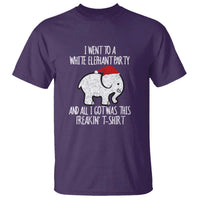Funny White Elephant Christmas T Shirt I Went To A White Party And Got This Gift Exchange - Wonder Print Shop