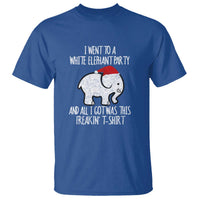 Funny White Elephant Christmas T Shirt I Went To A White Party And Got This Gift Exchange - Wonder Print Shop
