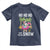 Tropical Beachy Christmas Toddler T Shirt Ho Ho Ho Who Needs Snow Santa Xmas In Hawaii Palm Tree