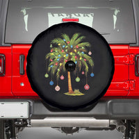 Christmas Palm Tree Spare Tire Cover Xmas Lights Tropical Hawaiian Holidays