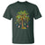 Christmas Palm Tree T Shirt Xmas Lights Tropical Hawaiian Holidays - Wonder Print Shop