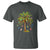 Christmas Palm Tree T Shirt Xmas Lights Tropical Hawaiian Holidays - Wonder Print Shop