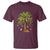 Christmas Palm Tree T Shirt Xmas Lights Tropical Hawaiian Holidays - Wonder Print Shop