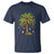 Christmas Palm Tree T Shirt Xmas Lights Tropical Hawaiian Holidays - Wonder Print Shop