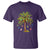 Christmas Palm Tree T Shirt Xmas Lights Tropical Hawaiian Holidays - Wonder Print Shop