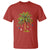 Christmas Palm Tree T Shirt Xmas Lights Tropical Hawaiian Holidays - Wonder Print Shop